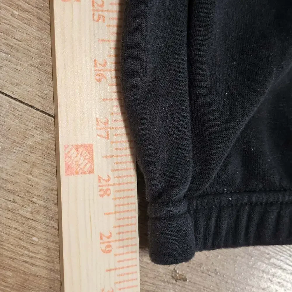 Adidas Men’s XL Black Fleece Jogger Sweatpants 3 Stripe Athletic Casual